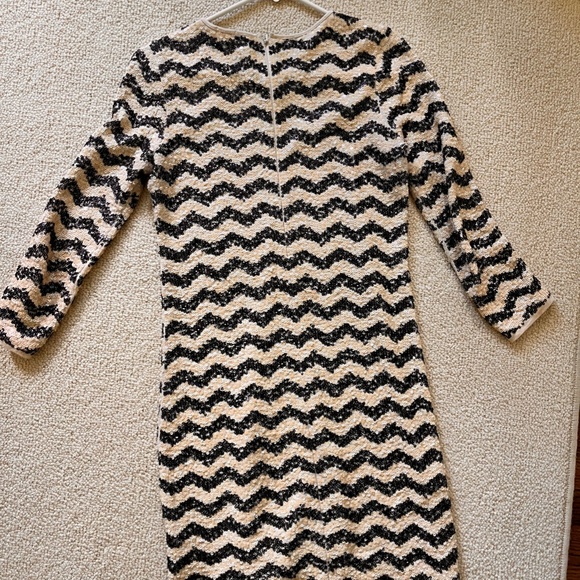 JCREW Sequin Chevron Mini Dress, Size XXS - Picture 4 of 4